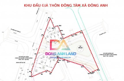 Đấu giá Tàm Xá Đông Anh ngày 16/9/2023